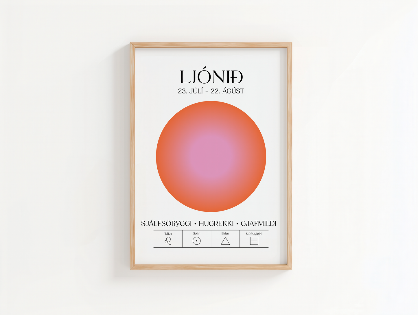 Ljónið - Plakat
