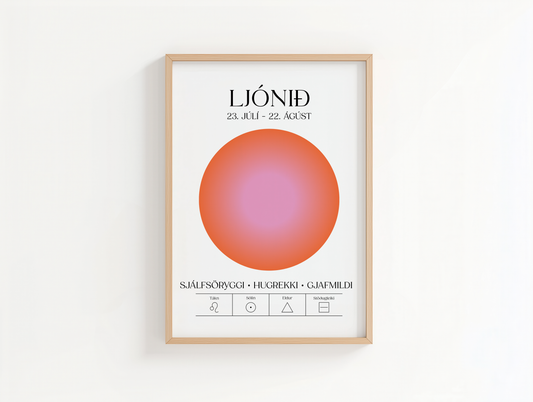Ljónið - Plakat