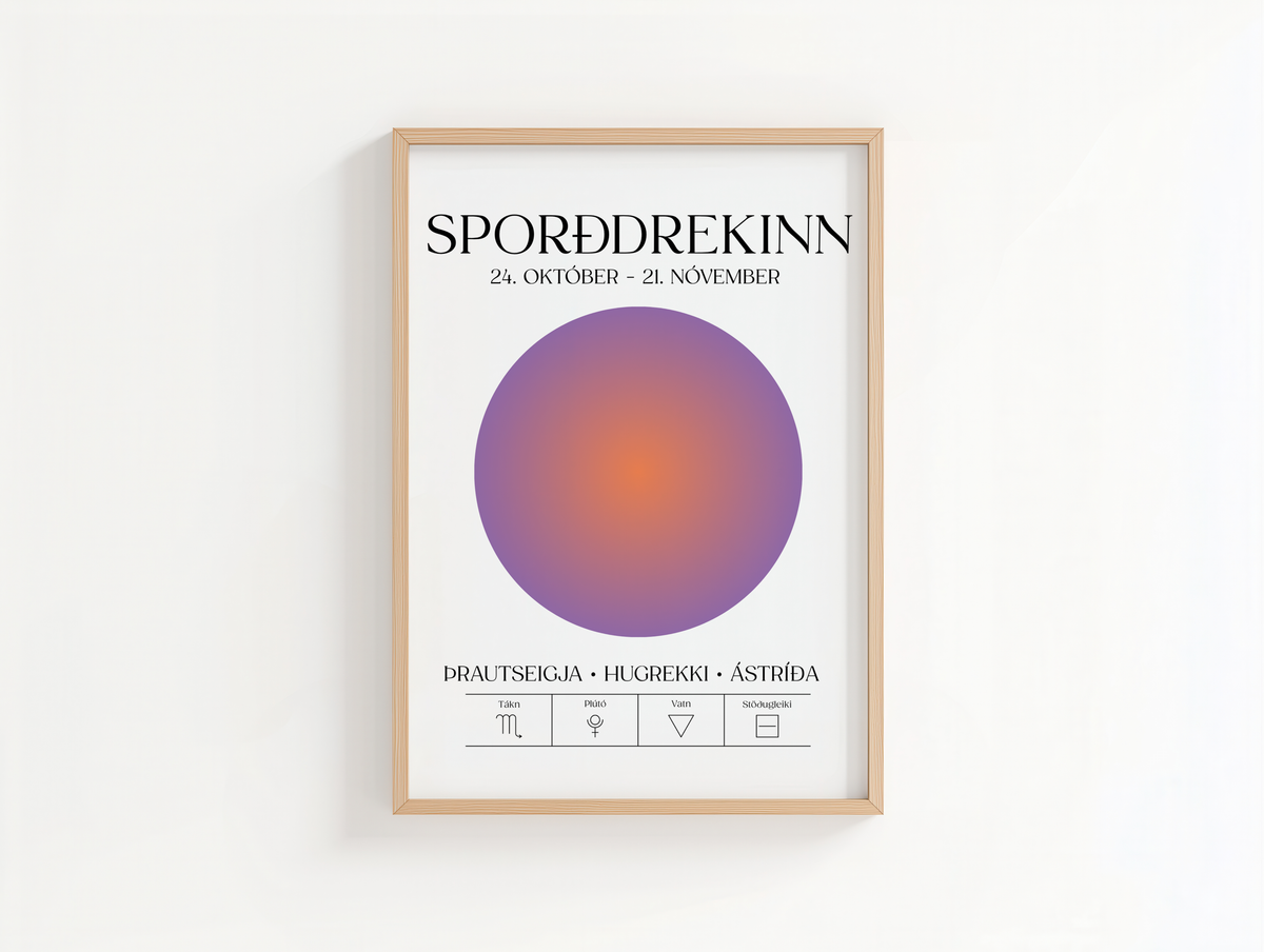 Sporðdrekinn - Plakat