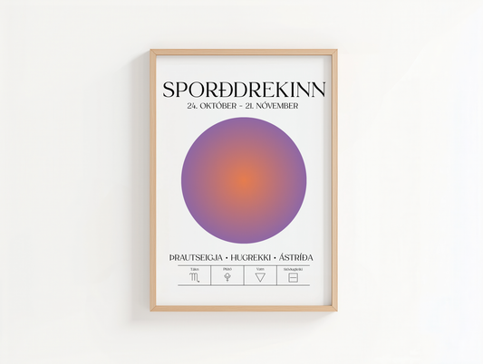 Sporðdrekinn - Plakat