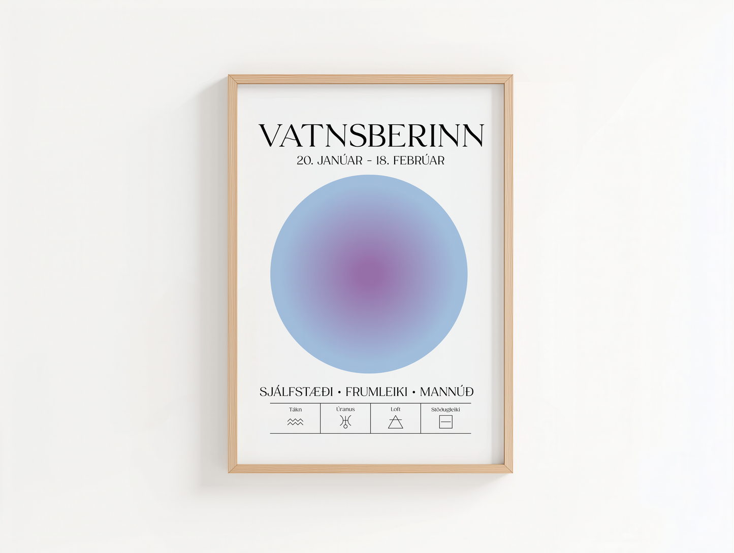 Vatnsberinn - Plakat